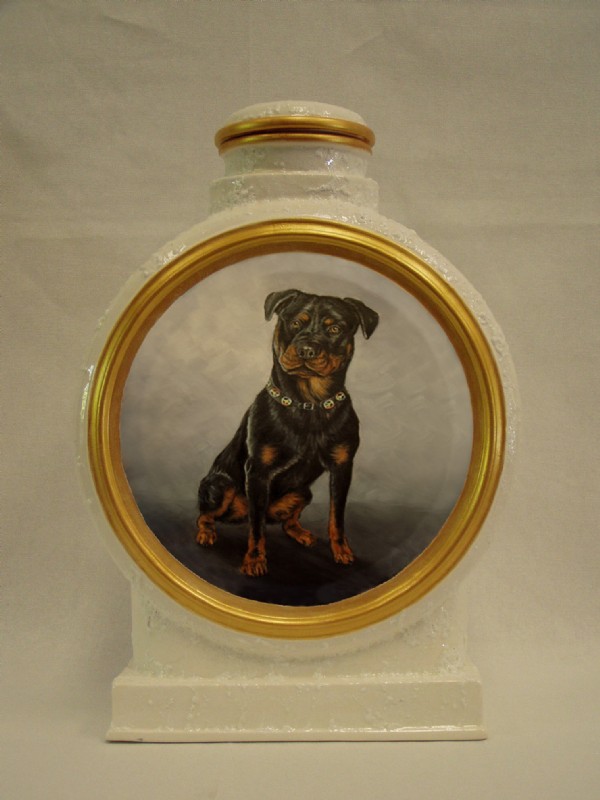 Pet oil portraits urns $299 down